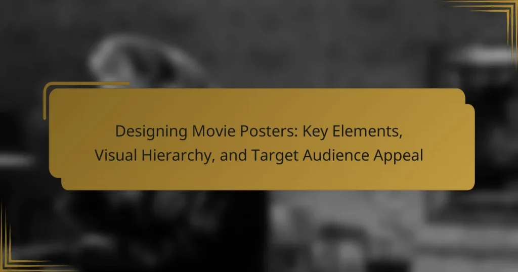 Designing Movie Posters: Key Elements, Visual Hierarchy, and Target Audience Appeal