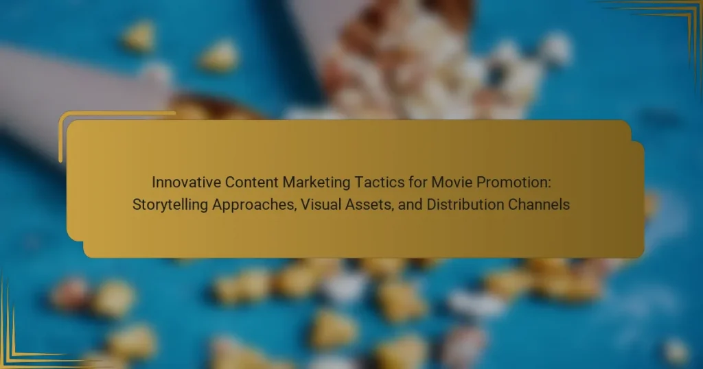 Innovative Content Marketing Tactics for Movie Promotion: Storytelling Approaches, Visual Assets, and Distribution Channels