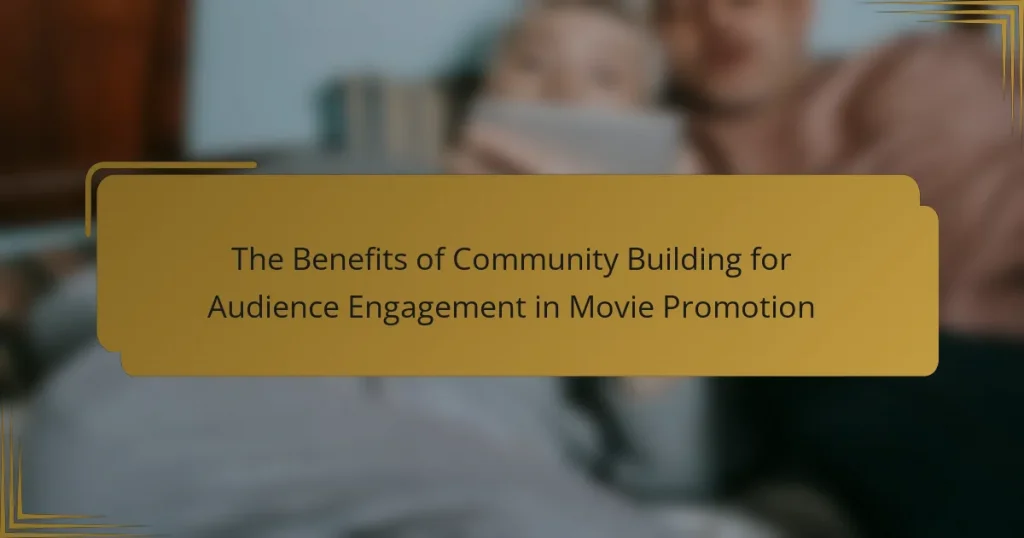 The Benefits of Community Building for Audience Engagement in Movie Promotion