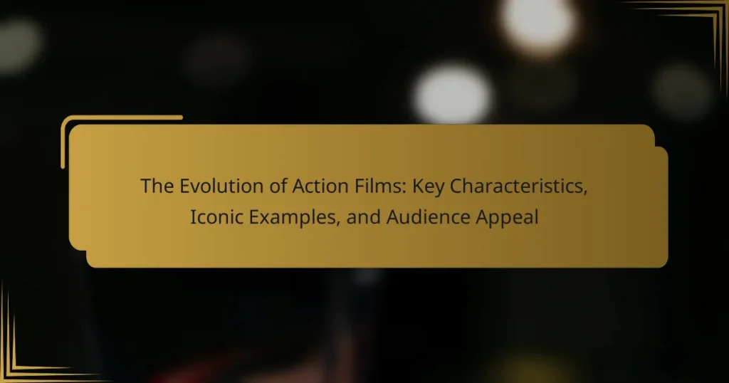 The Evolution of Action Films: Key Characteristics, Iconic Examples, and Audience Appeal