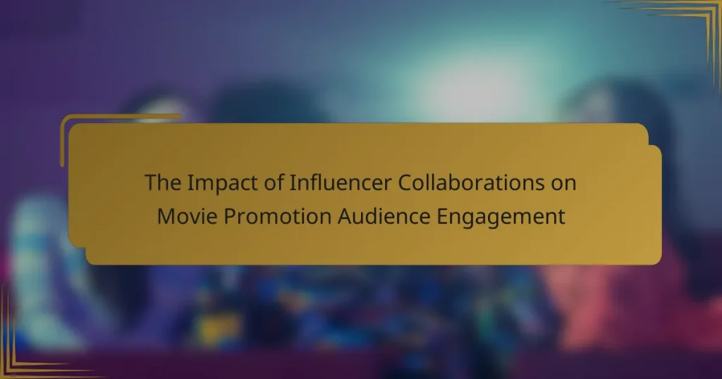 The Impact of Influencer Collaborations on Movie Promotion Audience Engagement