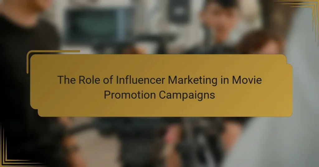 The Role of Influencer Marketing in Movie Promotion Campaigns