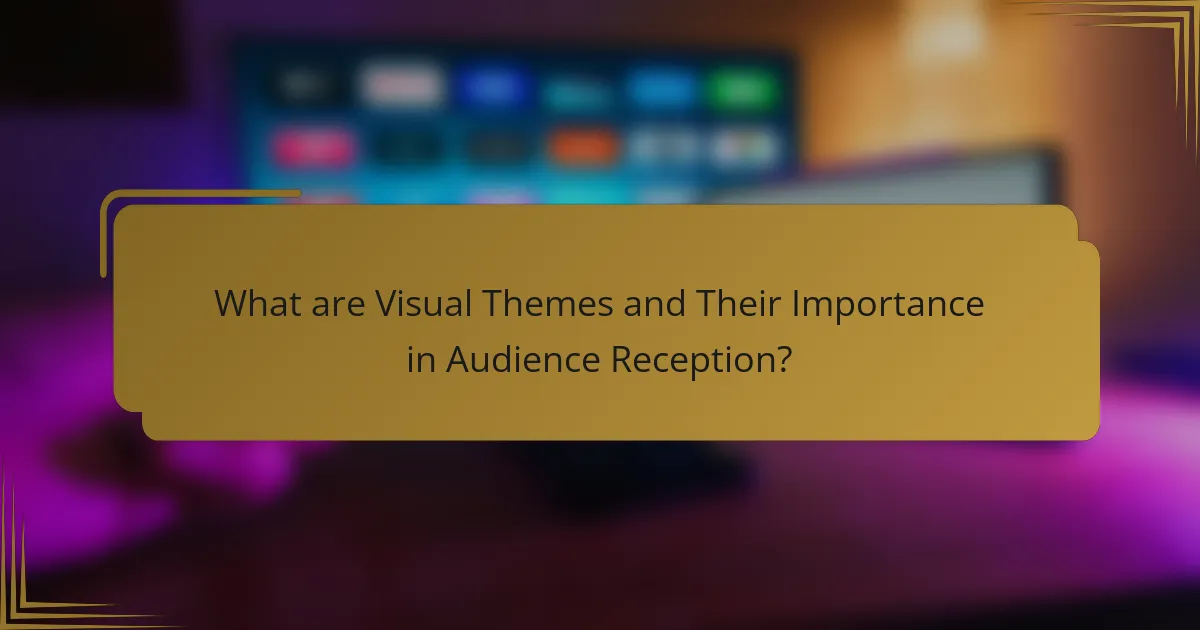 What are Visual Themes and Their Importance in Audience Reception?
