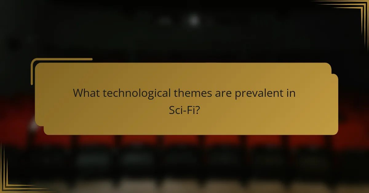 What technological themes are prevalent in Sci-Fi?